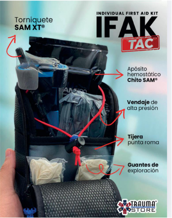 IFAK-TAC Individual First Aid Kit TSD Equipado